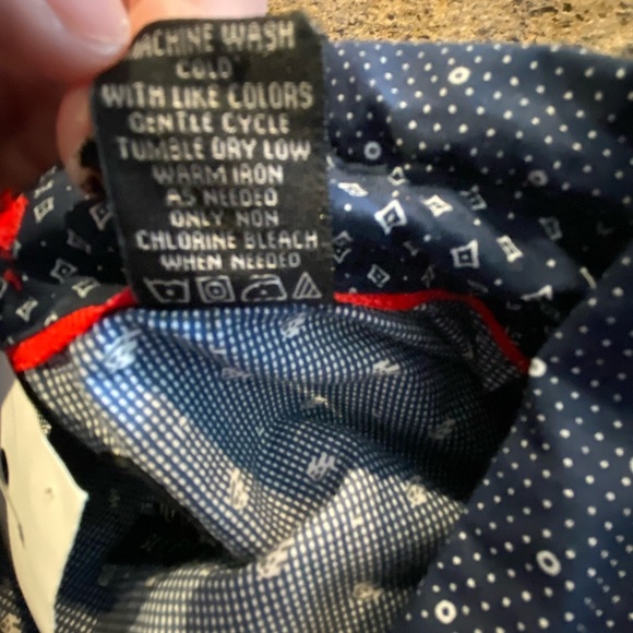 Michael Brandon Men's Blue Polka Dot Shirt Size XL - Picture 6 of 6